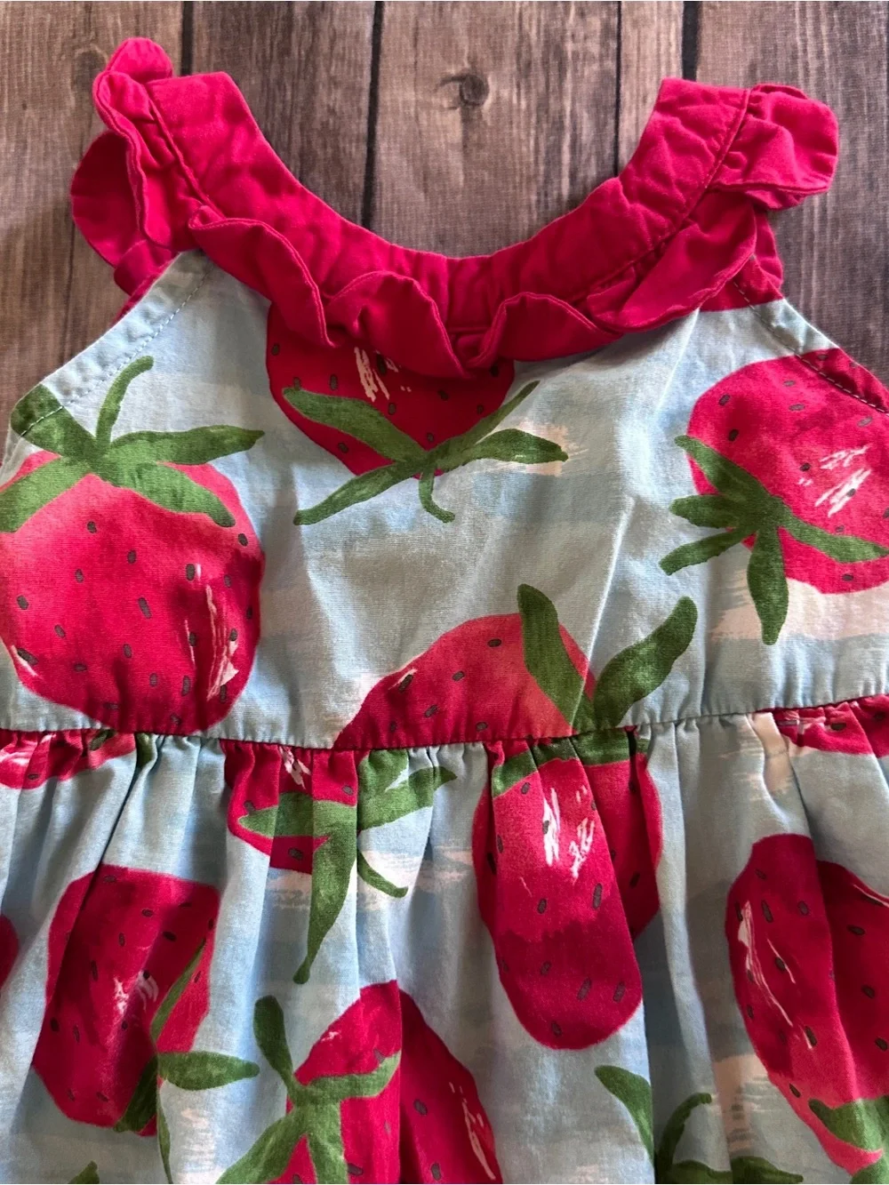 Gymboree strawberry dress vguc 12/18
